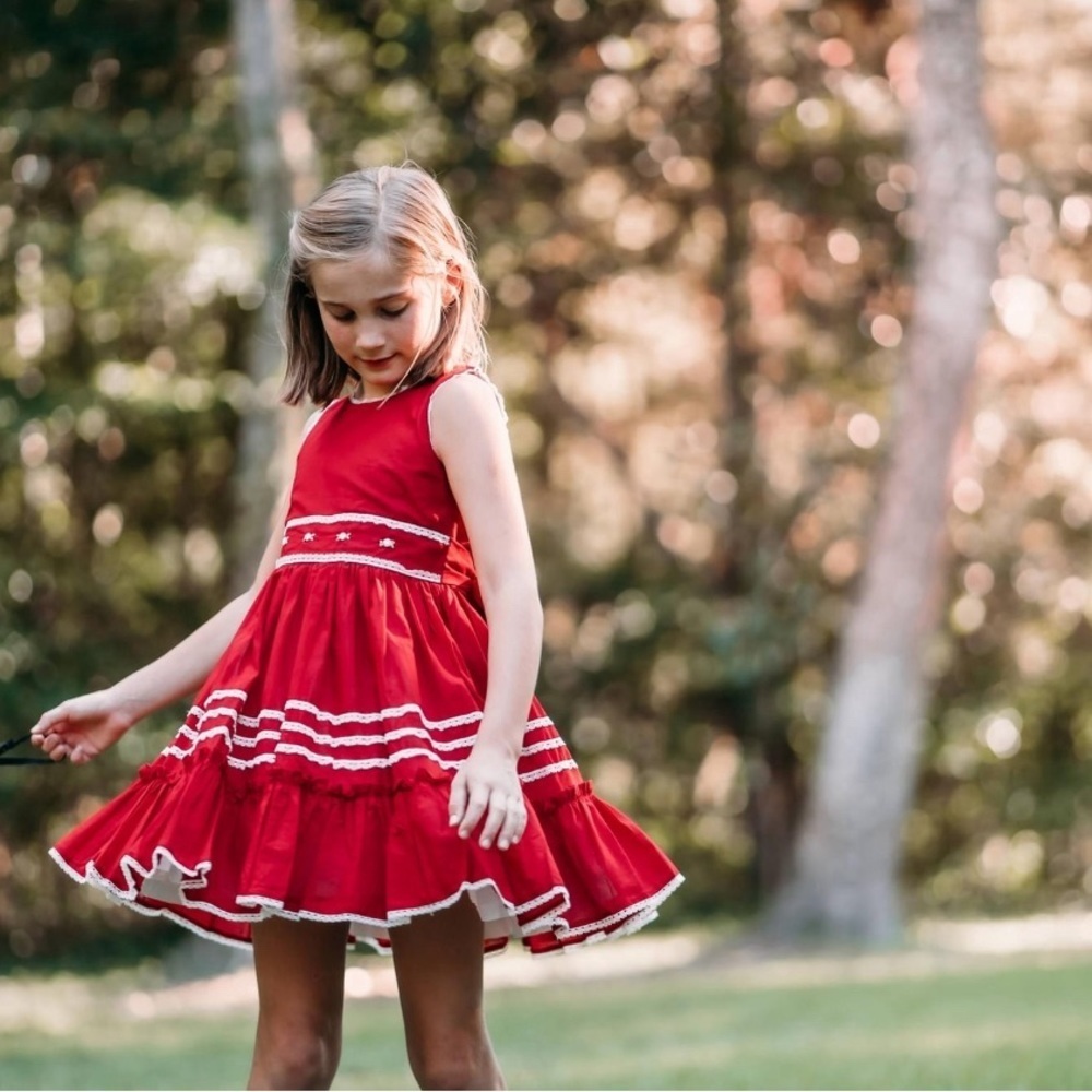 NWT Well Dressed Wolf Red Vintage Lace Dress Size 8